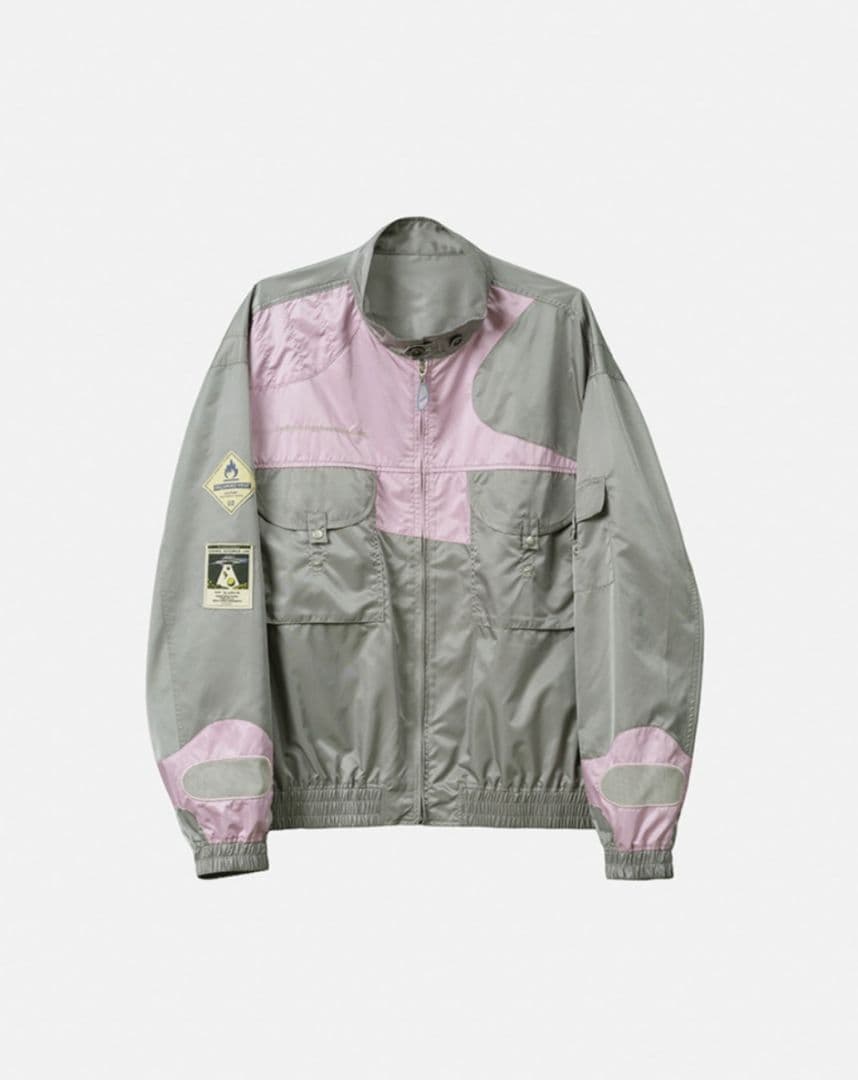 【週末限定お値下げ】ずっと真夜中でいいのに。 ジャケット ずっと真夜中でいいのに。バーシティジャケット ライトグレー 2XL ずと