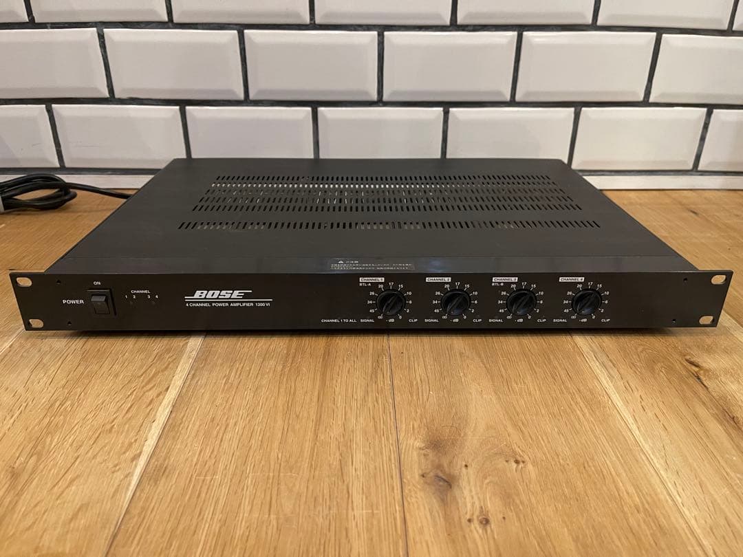 BOSE POWER AMPLIFIER パワーアンプ　1200Ⅳ 1200VI / 4ch Power Amplifier【中古放送用・業務用 映像機器・音響
