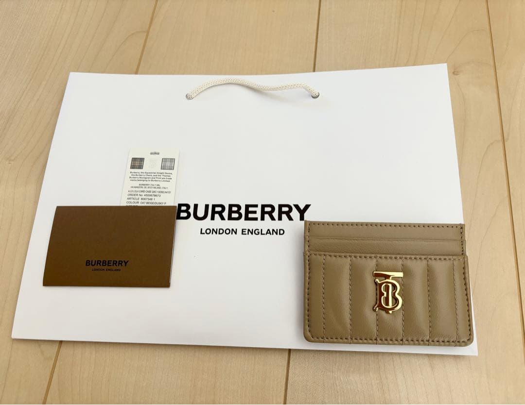 Burberry カードケース　新品未使用　ベージュ 楽天市場】バーバリー BURBERRY カードケース フラグメントケース
