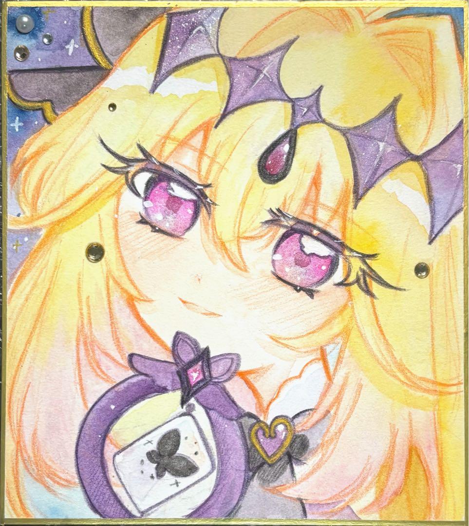 手描きイラスト】 名探偵プリキュア キュアアルカナ・シャドウ - メルカリ