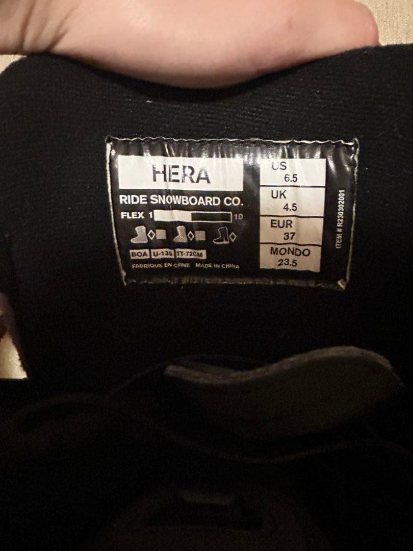 RIDE HERA スノーボードブーツ 23.5cm