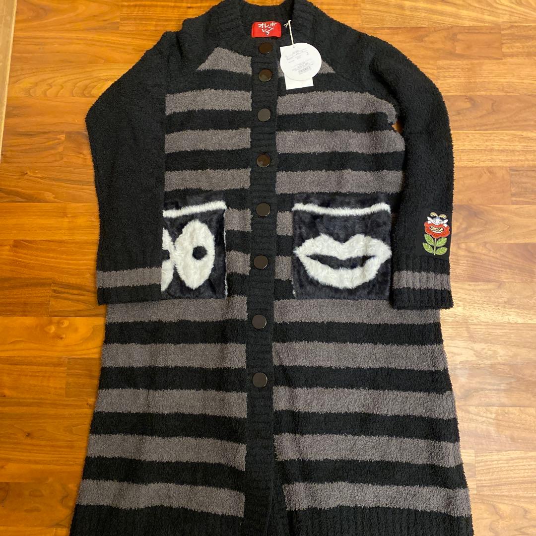 SALEオラボレブラ　アルベロベロ　あったかロングカーディガン　新品未使用 OLLEBOREBLA（オレボレブラ） 美品 ALBEROBELLO アルベロベロ ぶたさん