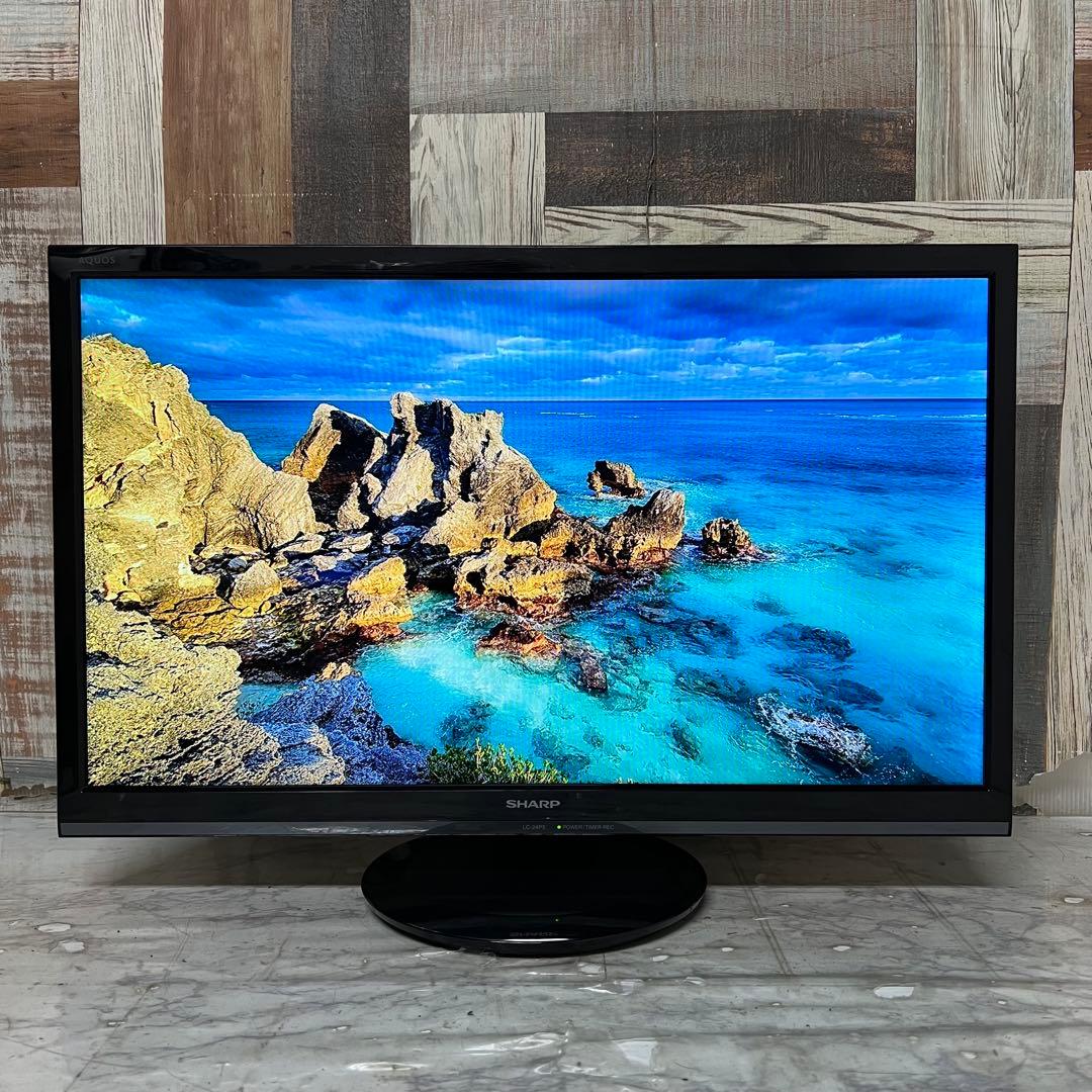全国送料込❣️シャープ高画質AQUOS24型テレビWチューナ外付HDD対応