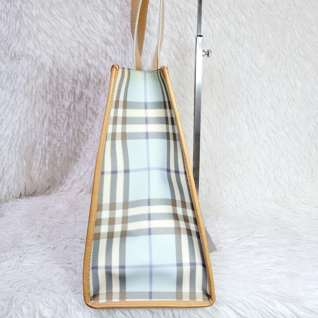 廃盤✨春夏 BURBERRY バーバリー ノバチェック トートバッグ PVC