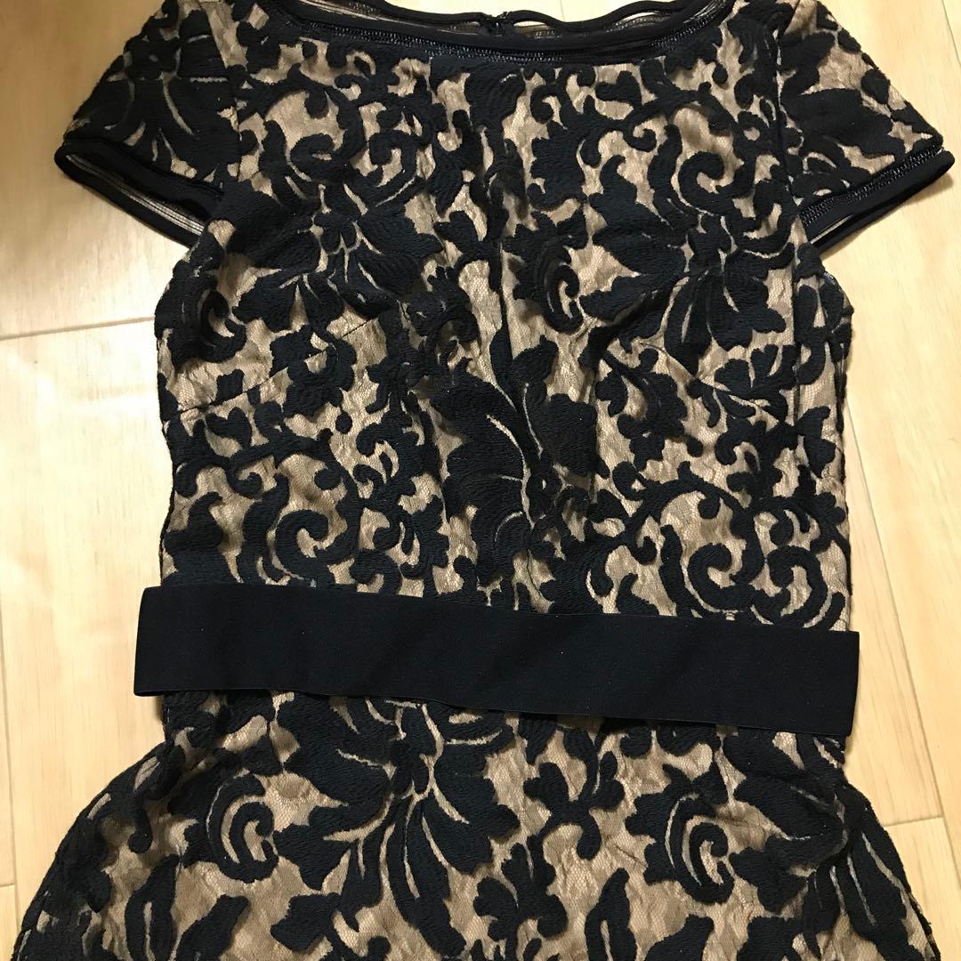 TADASHI SHOJI パーティードレス サイズ4 黒 レースの通販はau PAY