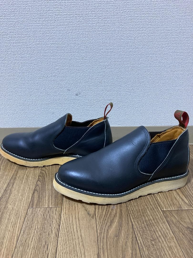 REDWINGレッドウイング 8142ロメオ サイドゴアブーツ 7.5Eブラック