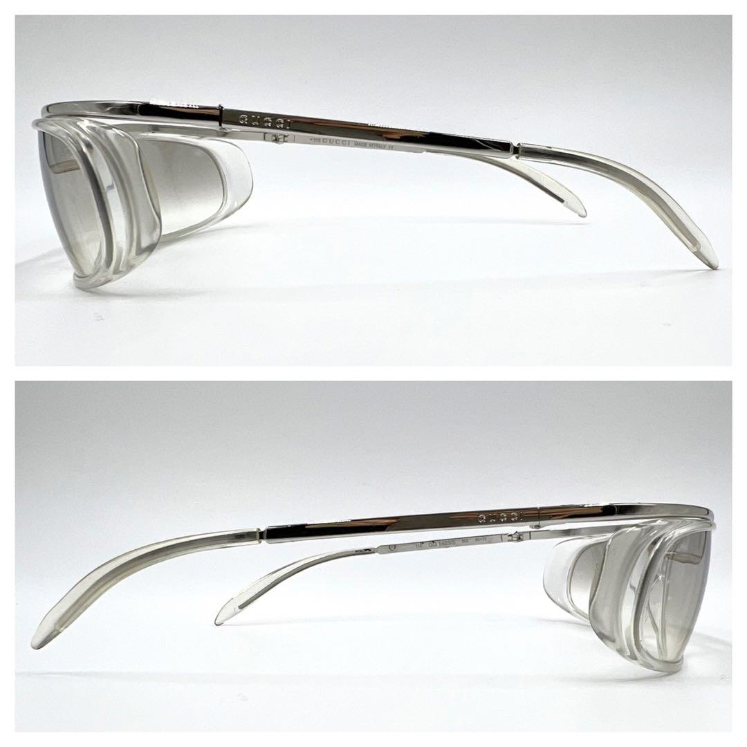 GUCCI グッチ サングラス メガネ GG1423/S サイドロゴ シルバー - メルカリ