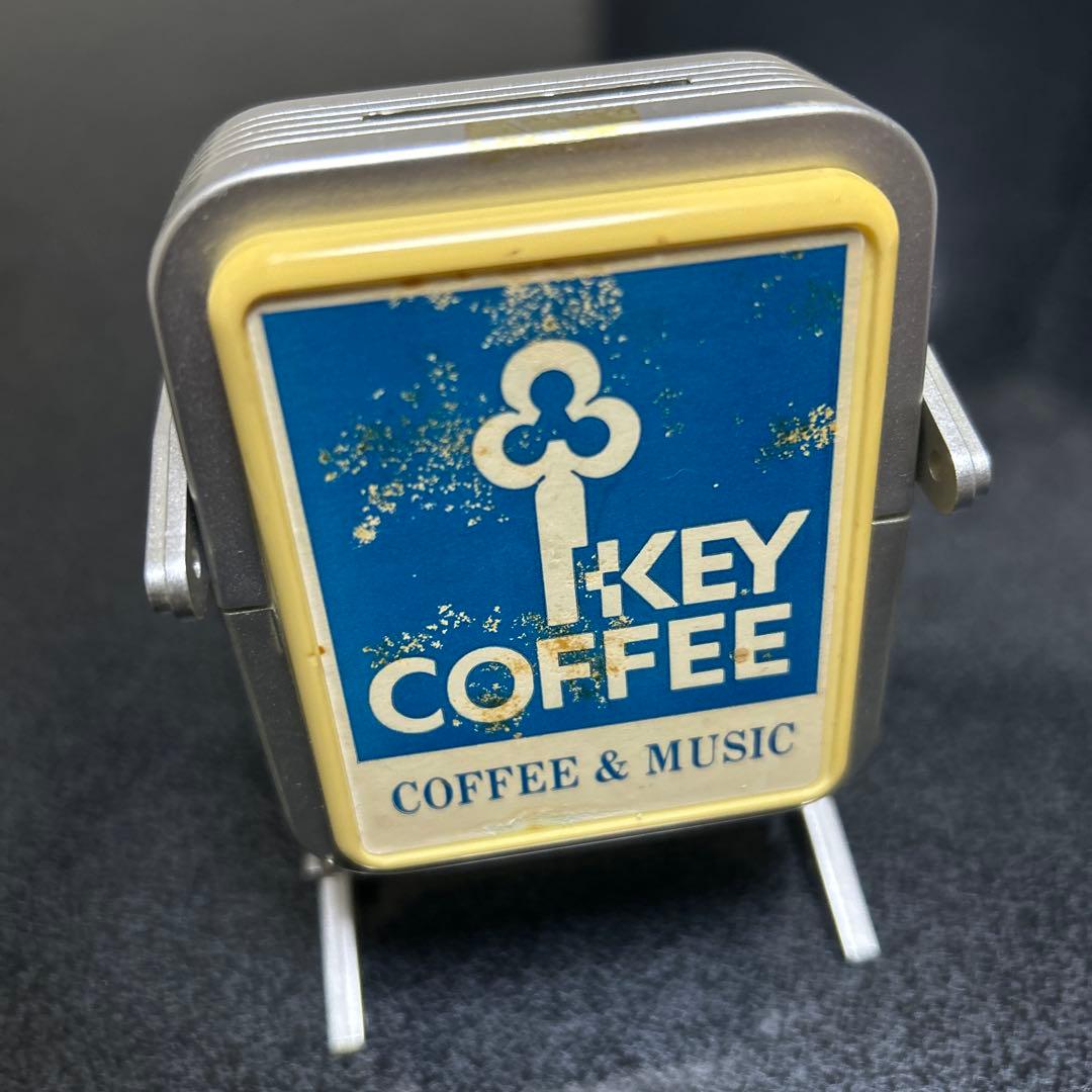 キーコーヒー 喫茶店 ミニチュア 看板 貯金箱 レトロ - メルカリ