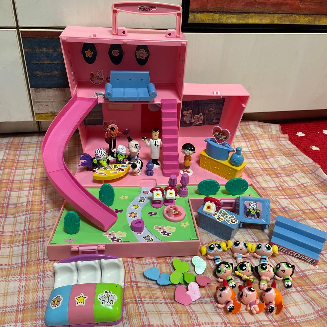 パワーパフガールズ　すてきいっぱいハウス　フィギュア　ドールハウス THE POWERPUFF GIRLS/パワーパフガールズ 「すてきいっぱいハウス