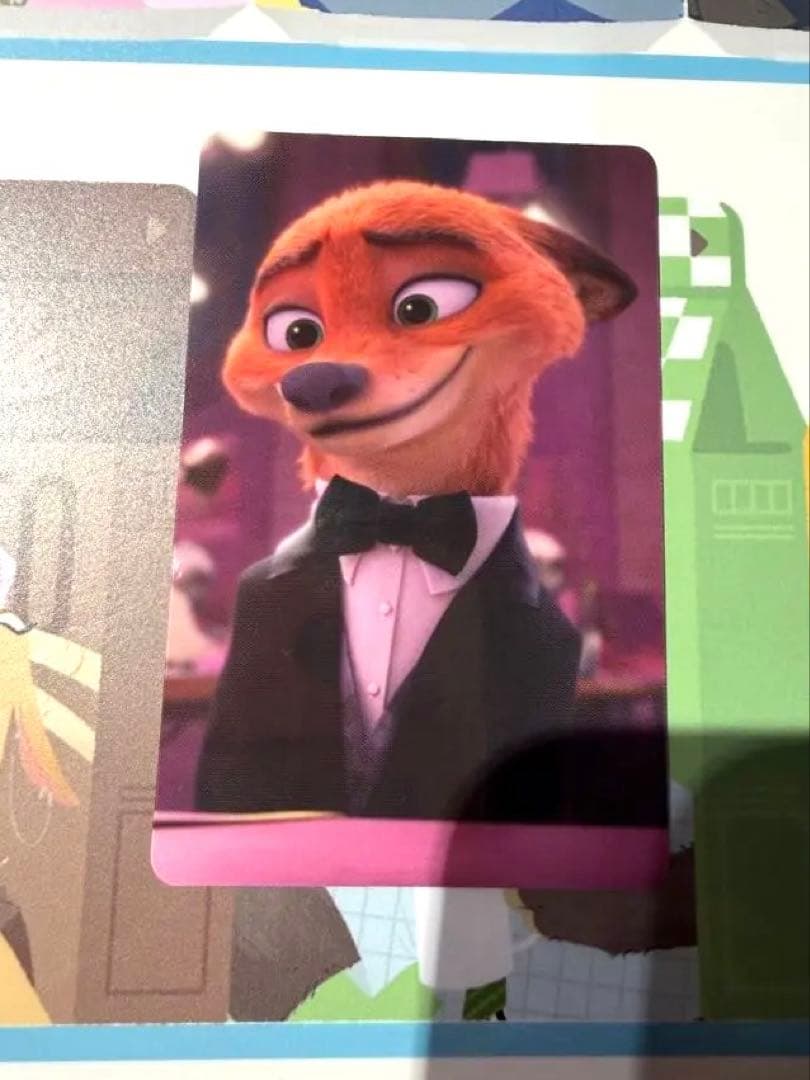 ズートピア2 ズートピアカフェ 予約特典 カード タキシード ニック