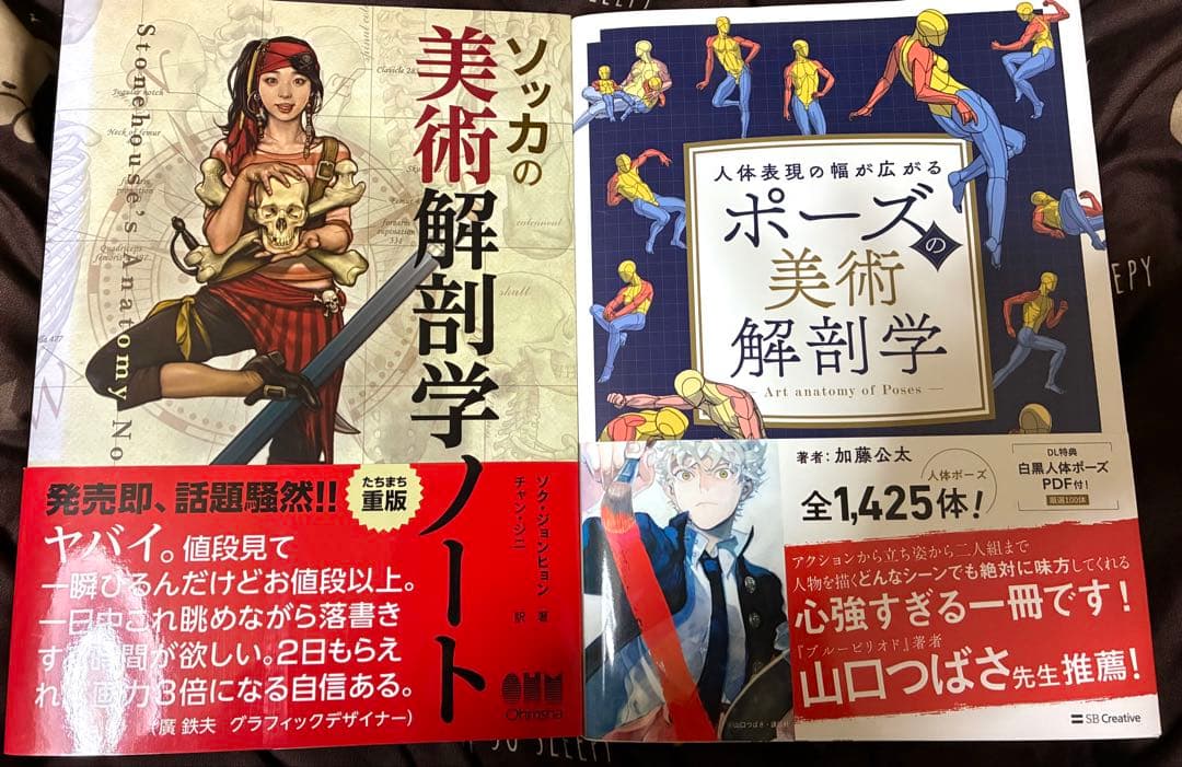 「ソッカの美術解剖学ノート」「ポーズの美術解剖学 ／加藤公太」2冊セット ポーズの美術解剖学 人体表現の幅が広がる | 加藤 公太 | 絵本ナビ