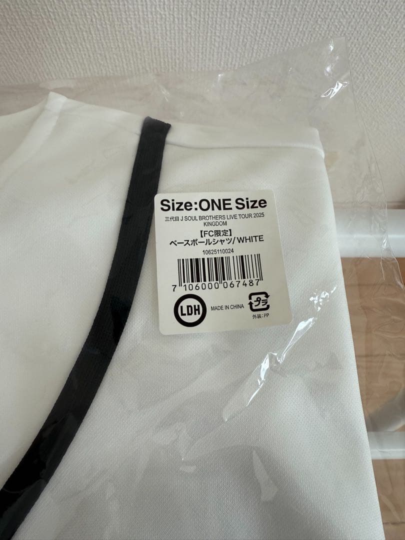 LDH☆ホワイト☆ベースボールシャツ☆JSB LDH☆ホワイト☆ベースボール