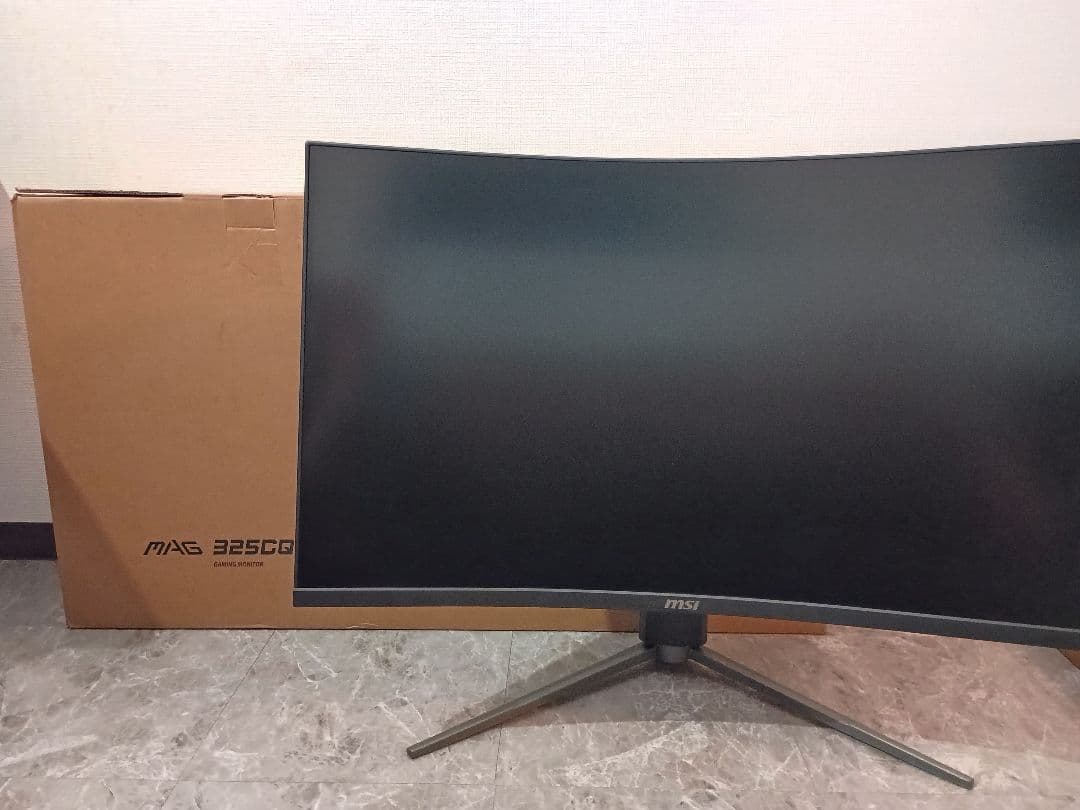 MSI 湾曲ゲーミングモニター 31.5インチ WQHD 180hz MSI、湾曲率1000Rを採用した31.5型ゲーミングモニター「G322CQP