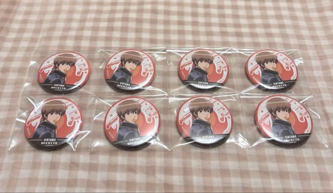 銀魂 沖田総悟 缶バッジ 8個セット DECOTTO アニメイトカフェ - メルカリ