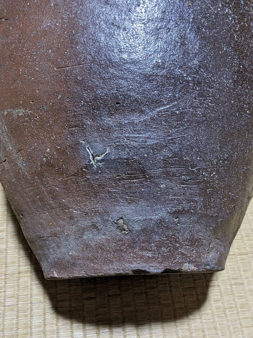♢古丹波 焼締め壺 穴窯時代 室町時代〜桃山時代 花器 古美術品 骨董品