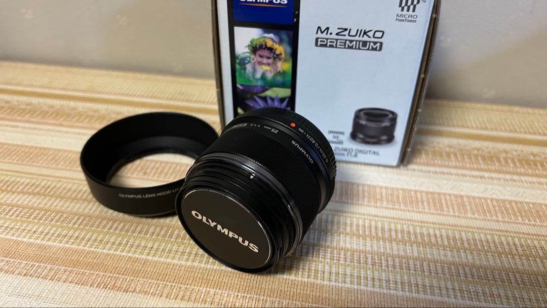 【美品】単焦点レンズ　OLYMPUS 25mm F1.8 LH-49B送料無料 Amazon.co.jp: OLYMPUS 単焦点レンズ M.ZUIKO DIGITAL 25mm用 レンズ