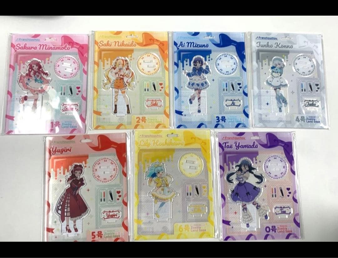 ゾンビランドサガ 町田モディ POP UP アクリルスタンド