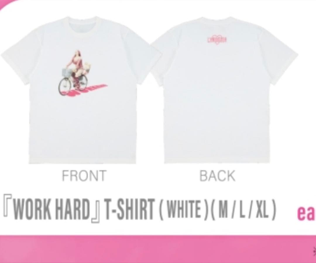 ちゃんみなArea of Diamond3 会場限定Tシャツ work hard - メルカリ