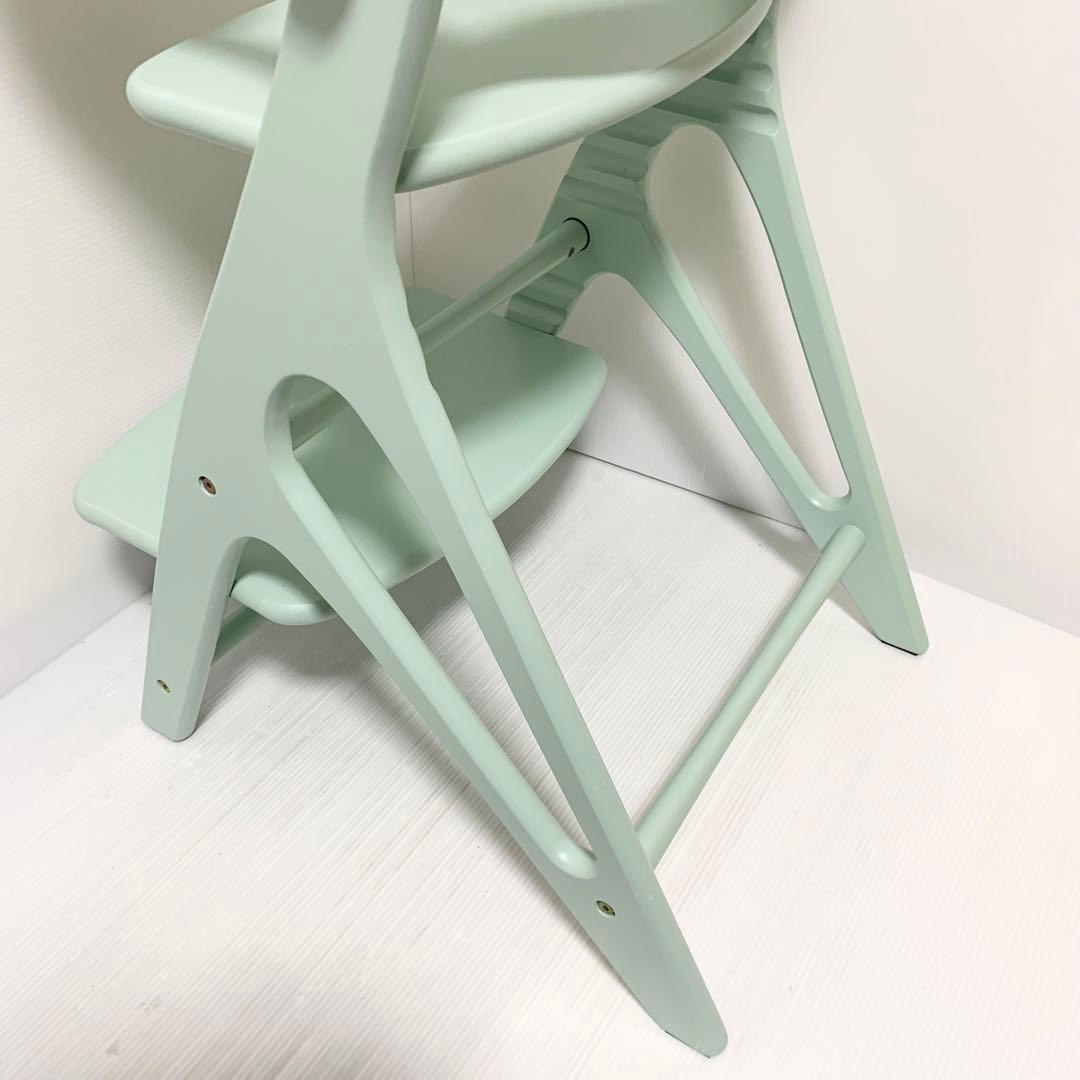 大和屋 ヤマトヤ アッフルチェア ベビーチェア ハーブグリーン - メルカリ