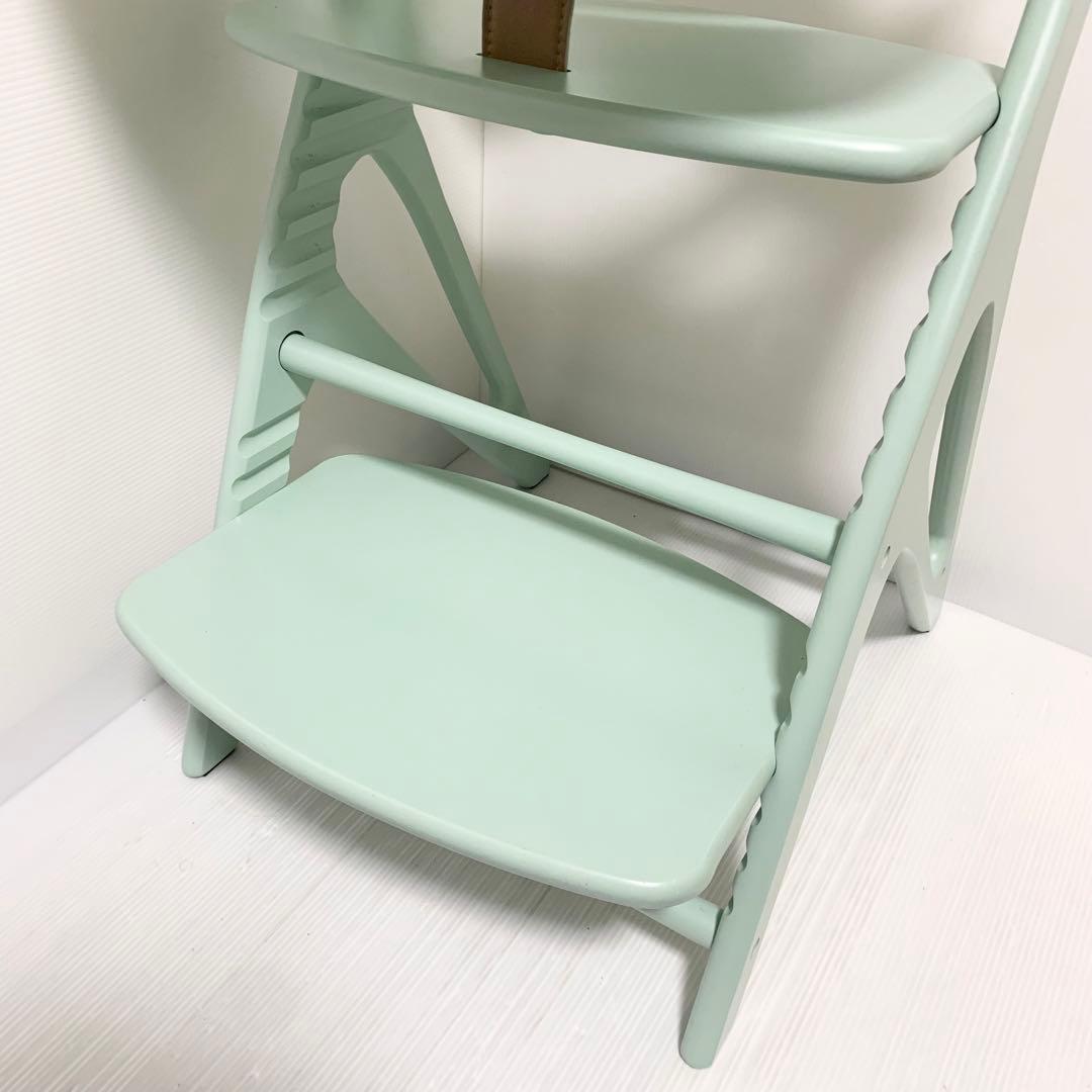 大和屋 ヤマトヤ アッフルチェア ベビーチェア ハーブグリーン - メルカリ