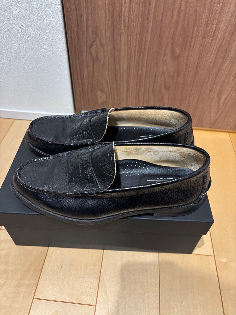 Kenford ペイズリー総柄ローファー　26.5cm