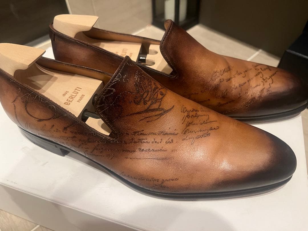 BERLUTI ブラウン 7.5 楽天市場】ベルルッティ BERLUTI ローファー ブラウン メンズ s4392