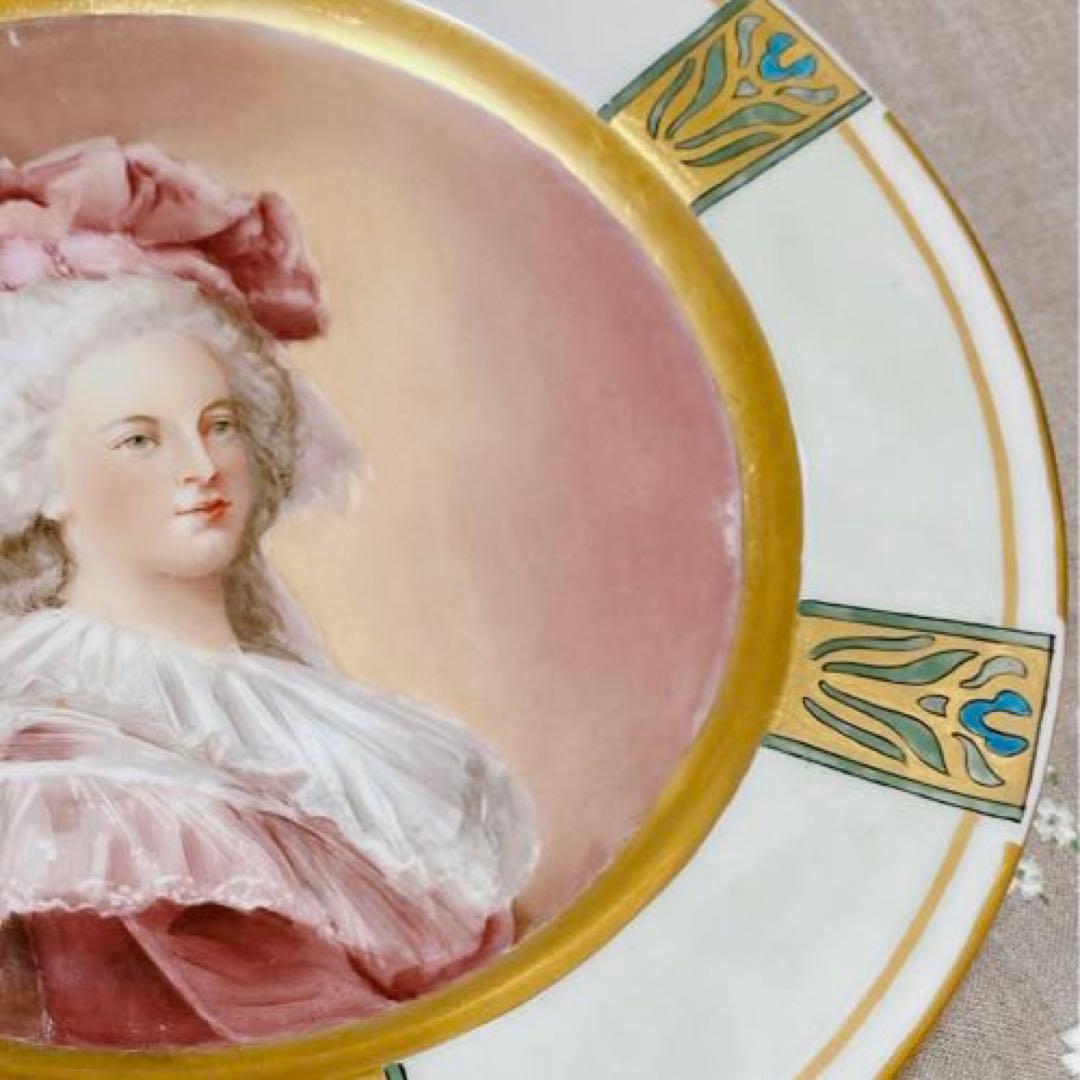 リモージュ プレート フランスアンティーク 金彩 セーブル陶器