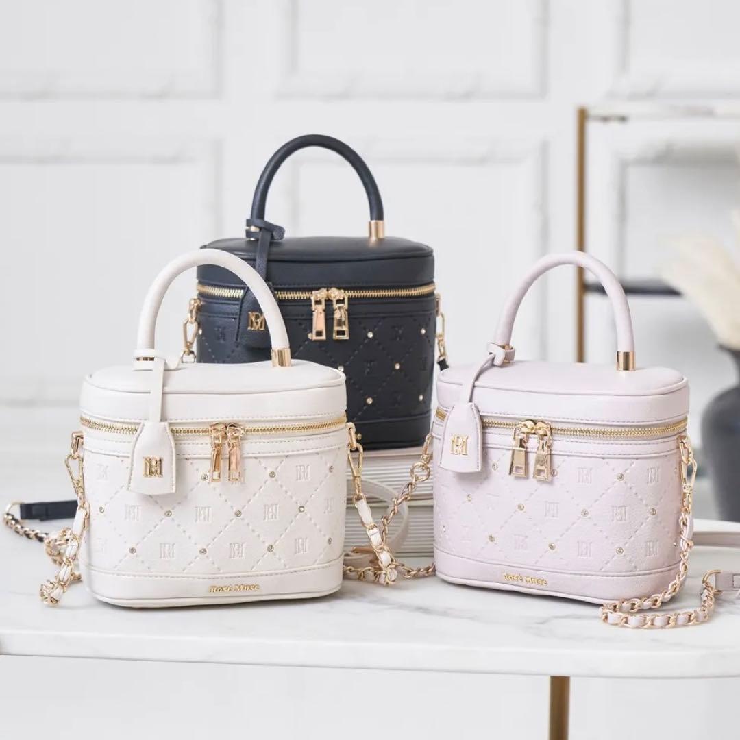 バニティ ロゼミュ ロゼミューズ bijou vanity bag ブラック 黒 - メルカリ