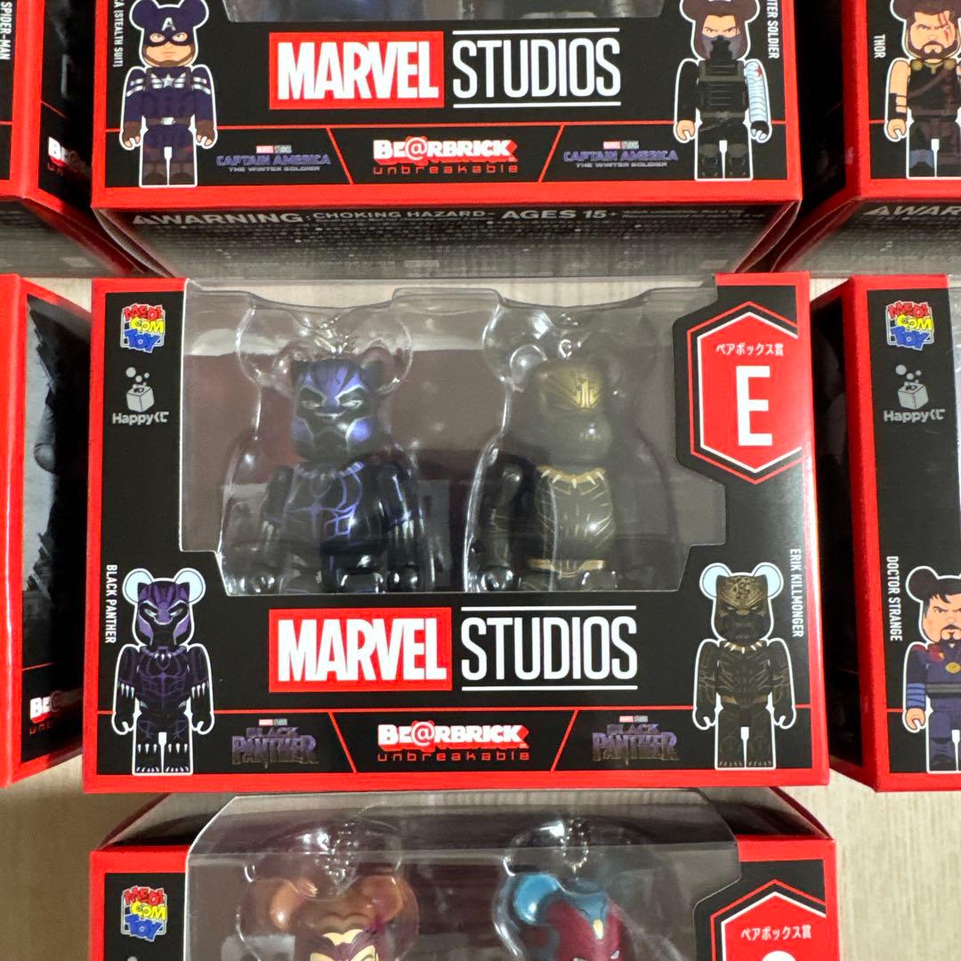 値下中MARVEL STUDIOS BE@RBRICK ハッピーくじA-Gセット - メルカリ
