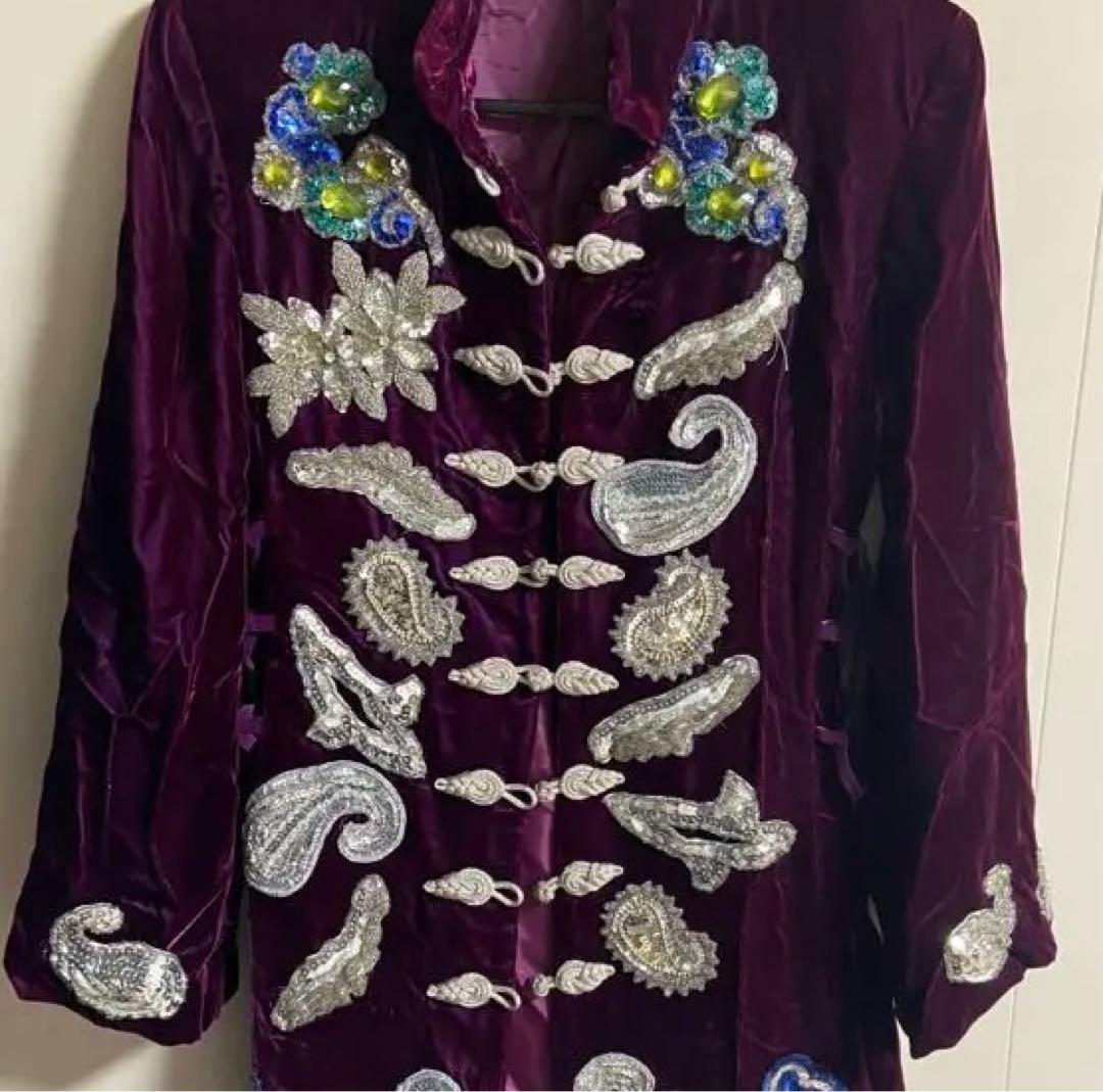 【レア・美品】X JAPAN HIDE Joker 紫ベロア コスプレ衣装