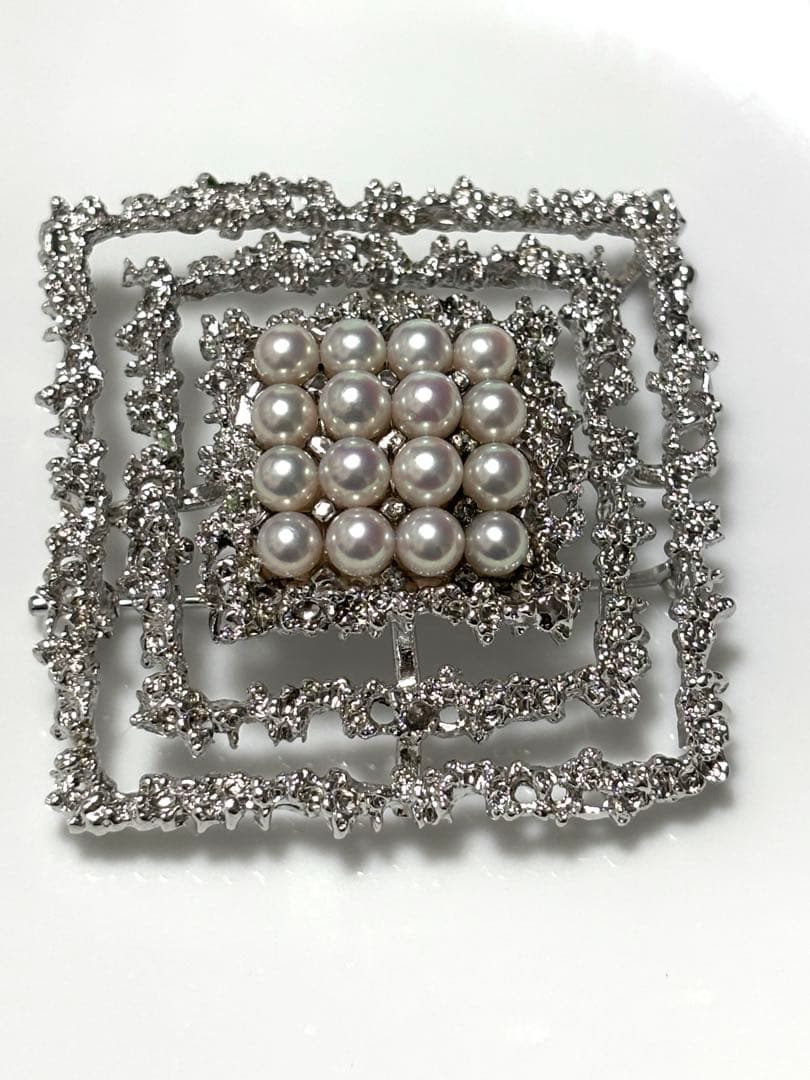 【vintage】TASAKI 田崎　パール　ブローチ　2way TASAKI タサキ 田崎真珠 フラワーモチーフ 2WAY ブローチ ペンダント