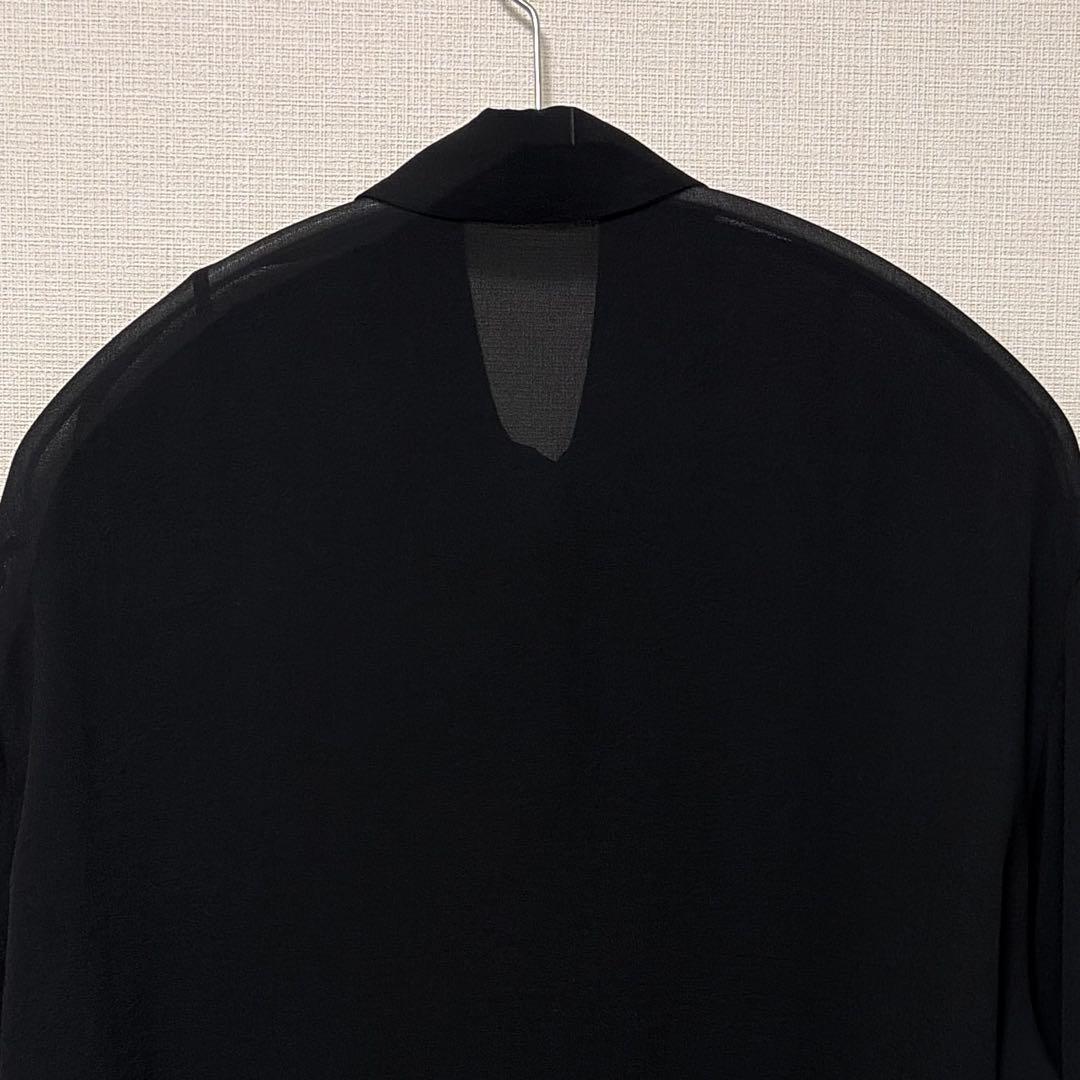 美品 muse de deuxieme classe トリアセシフォンシャツ 黒 - メルカリ