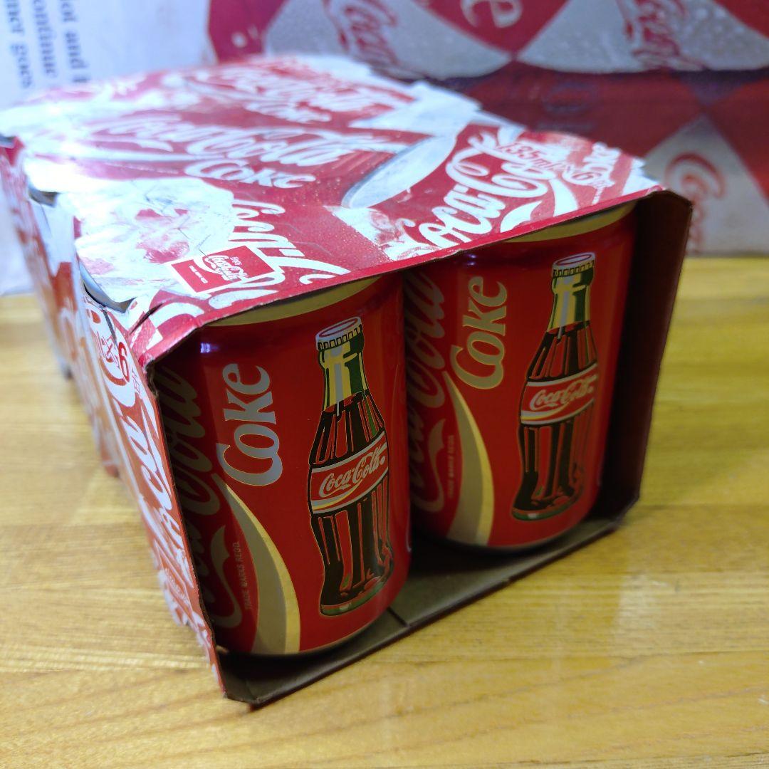 コカ・コーラ 135ml缶 6缶パック+1本 95年 製造中止缶 - メルカリ