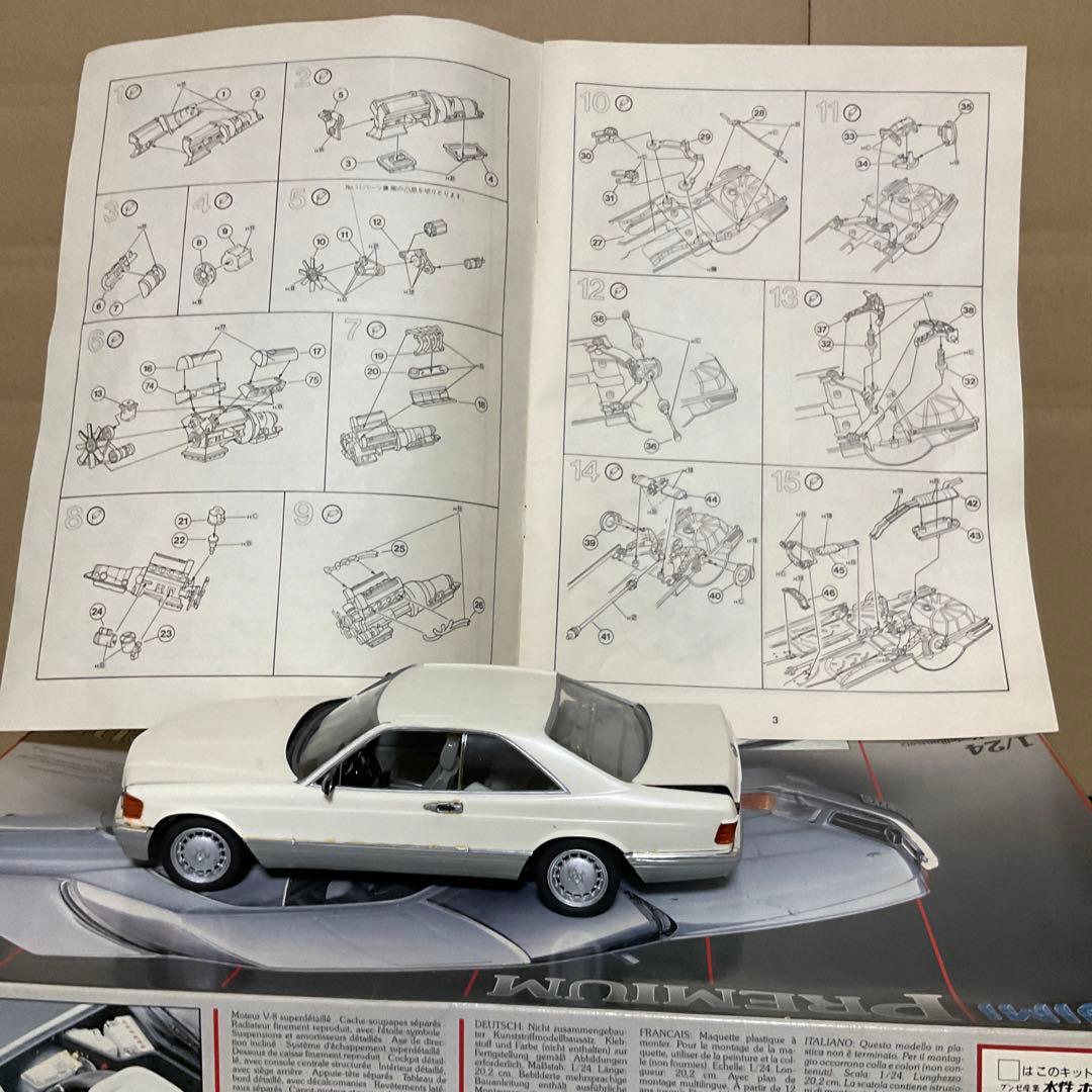 フジミプレミアム 1/24メルセデスベンツ560SEC+500sec - メルカリ