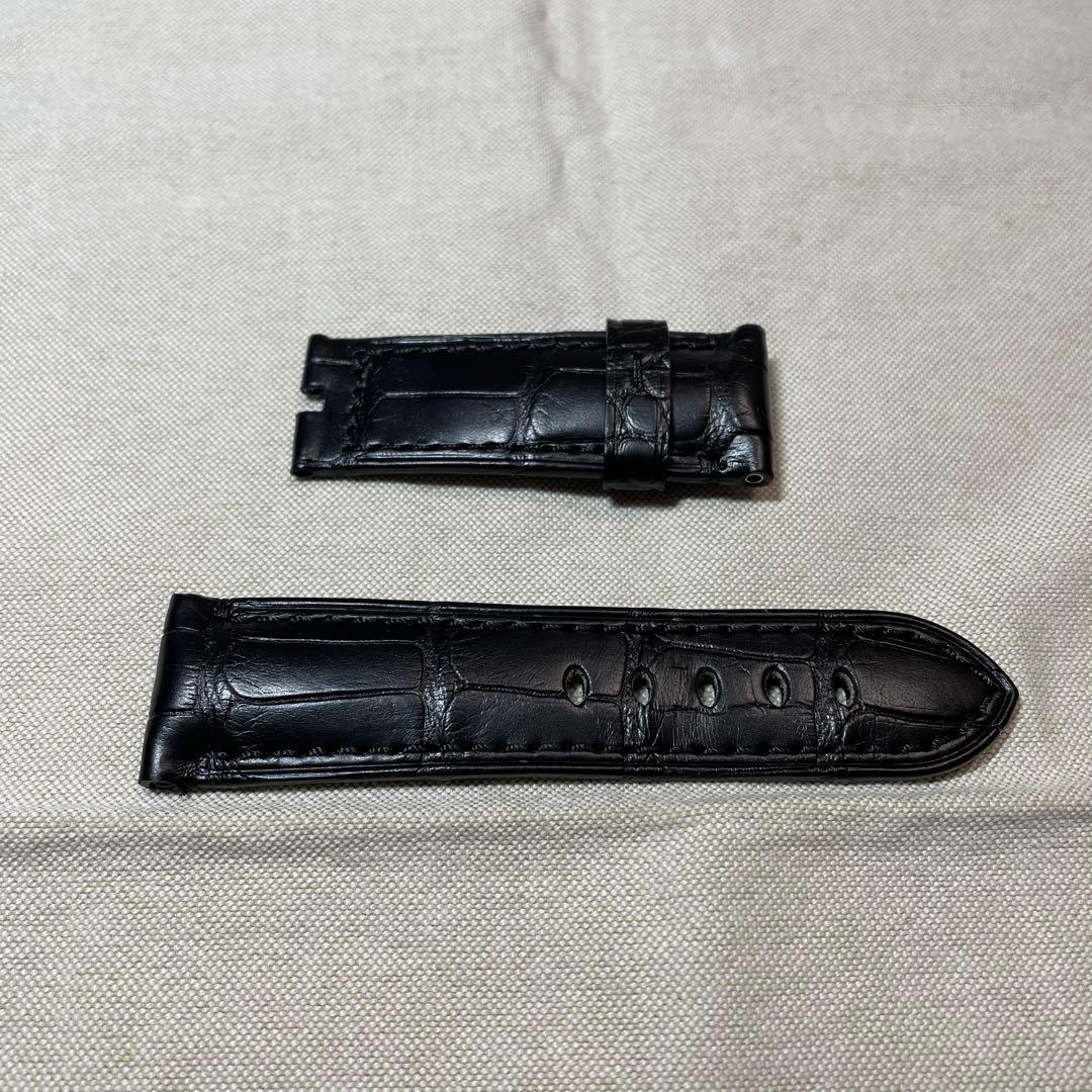 PANERAI ブラック 純正 アリゲーター ベルト パネライ XS 未使用