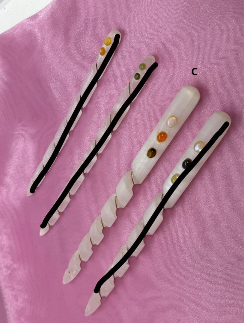 C）パワーストーン&半貴石『奇跡の光を宿すスパイラルワンド』 楽天市場】高品質 ホワイトルチル 天然石 パワーストーン 超強力 極品