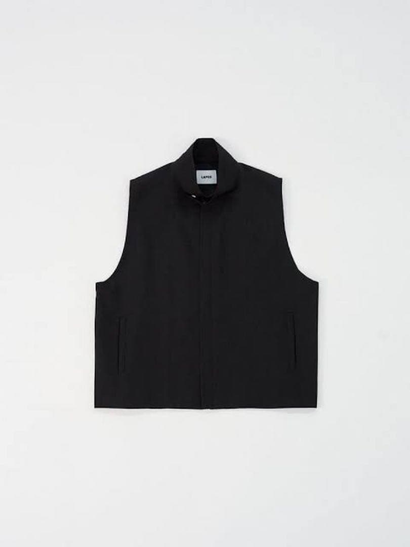 トップス LAPIIS / WOOL GABARDINE DOUBLE ZIP VEST WOOL GABARDINE 7-BUTTON VEST – THE SHOP YOHJI YAMAMOTO