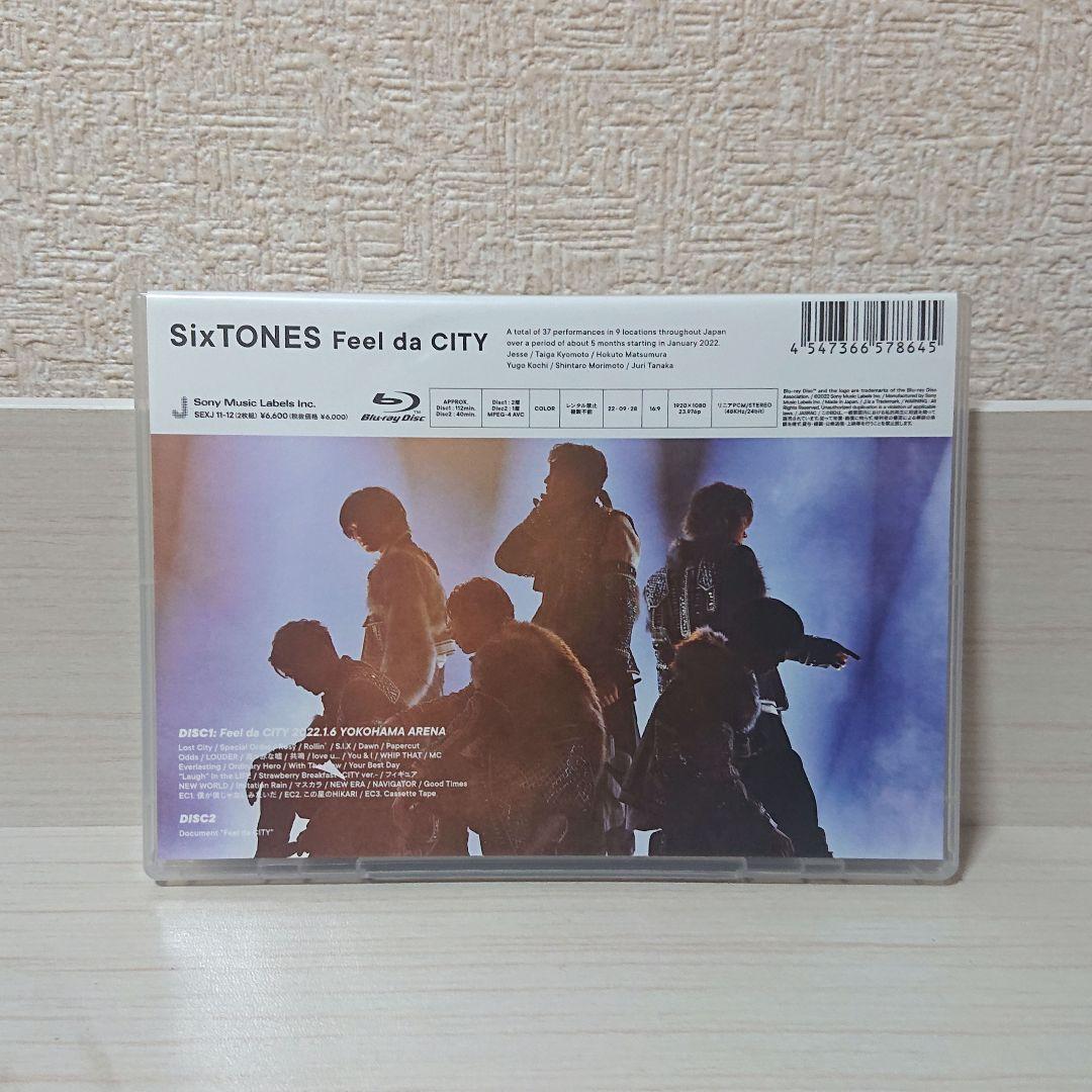 SixTONES Feel da CITY 通常盤 Blu-ray ブルーレイ - メルカリ