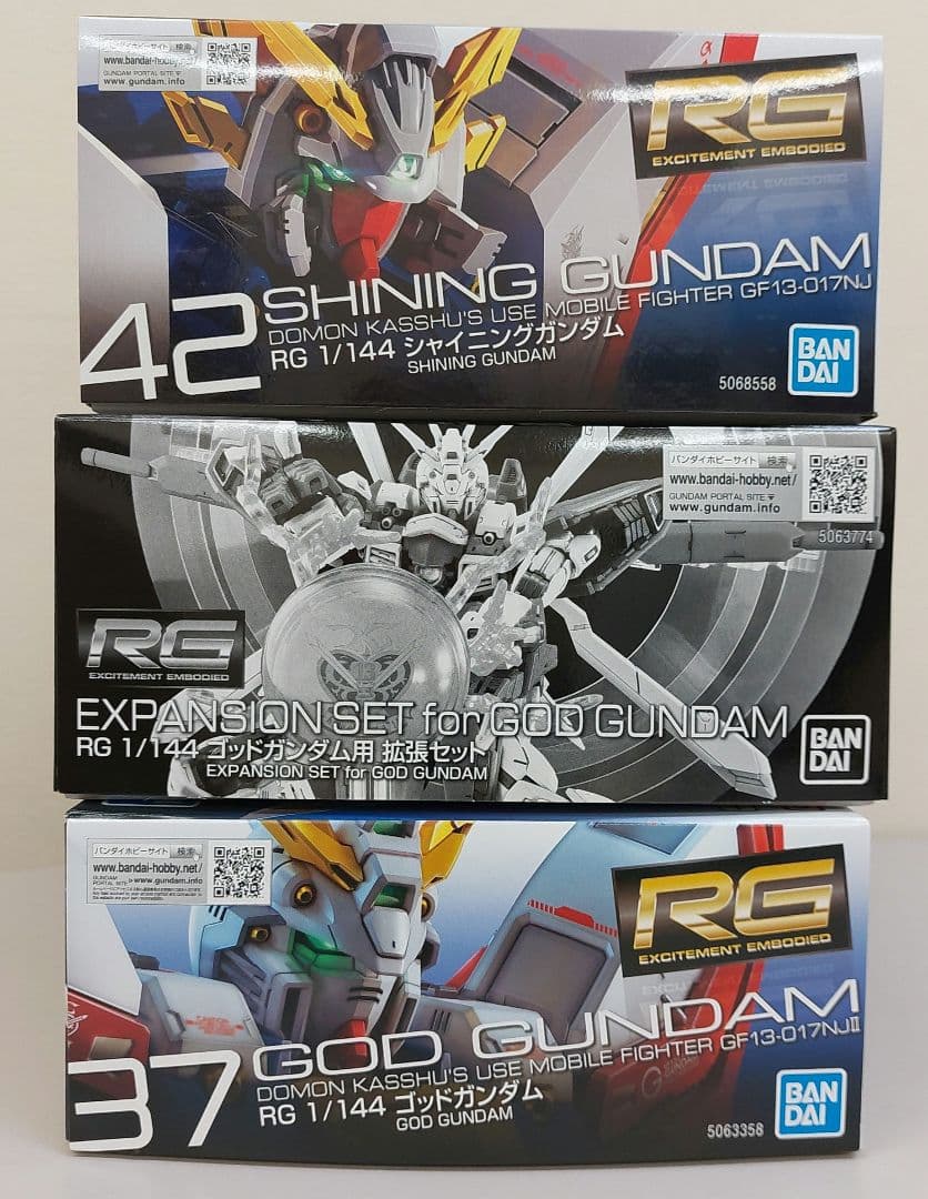 新品　RG 1/144 シャイニングガンダム　ゴッドガンダム　他 新商品紹介】「RG 1/144 シャイニングガンダム」レビュー！ − “THE