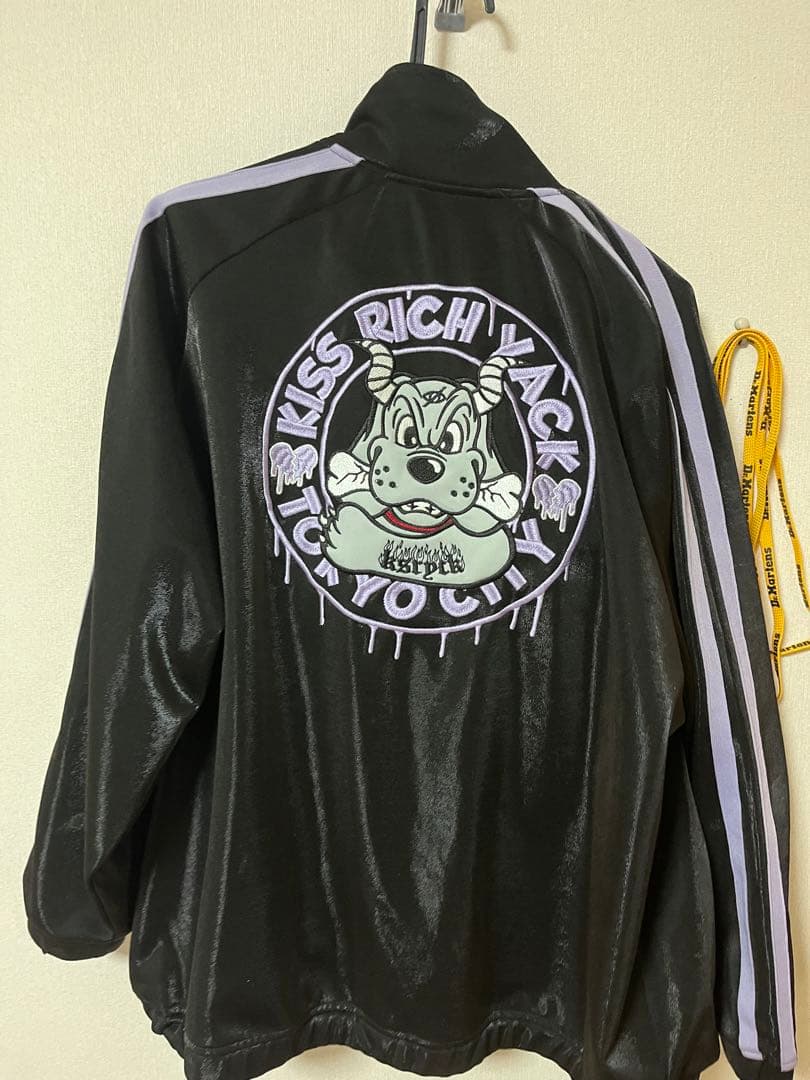 レア KRY GALFY セットアップ　ジャージ パープル ブラック ガルフィー 展示品【GALFY×XRN×KRYジャージ】 | KRY clothing