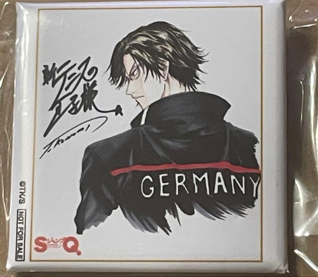 ジャンプSQ. 新テニスの王子様 手塚国光 角缶バッジ 当選品