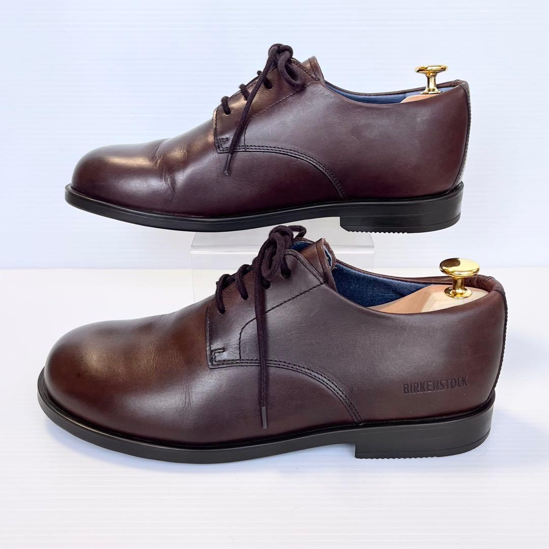 極美品✨ BIRKENSTOCK ダレン プレーントゥ シューズ 26 茶 希少