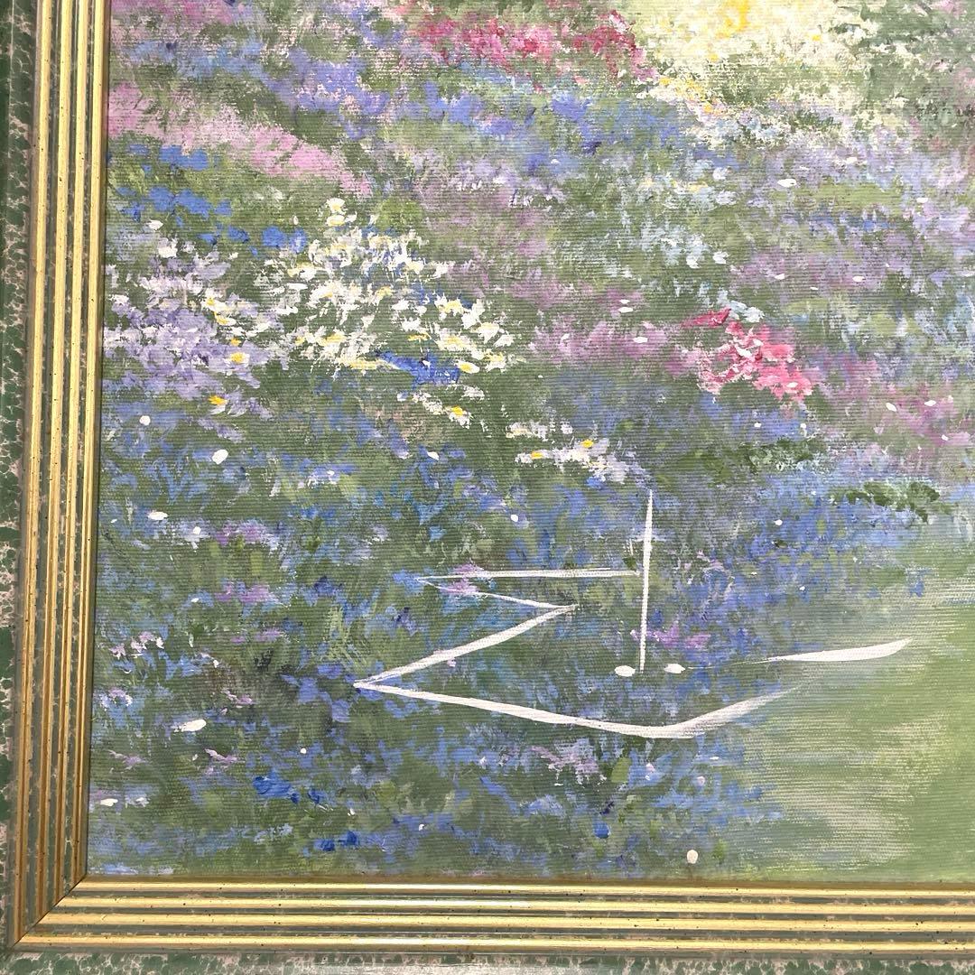 70㎝四方◎イーダ ヴァレッキオ◎額装 絵画◎一点物原画 - メルカリ