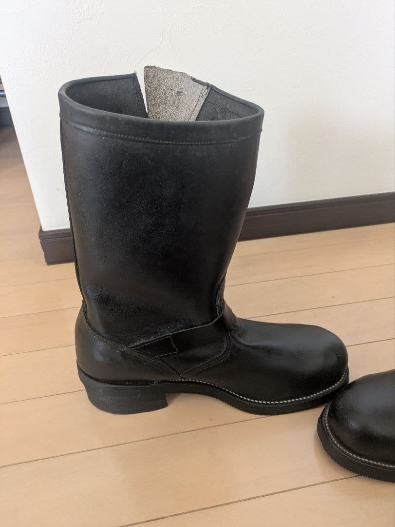 盆*栽様 Chippewa ブラック エンジニアブーツ 27863 サイズ 9