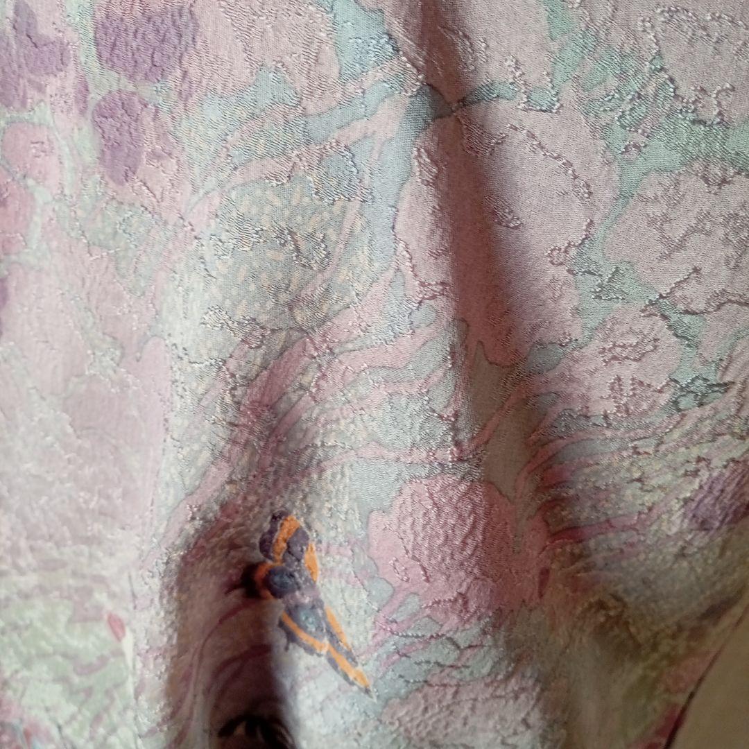 4855未使用超美品　素敵♥大人可愛い付下げ小紋　蝶々