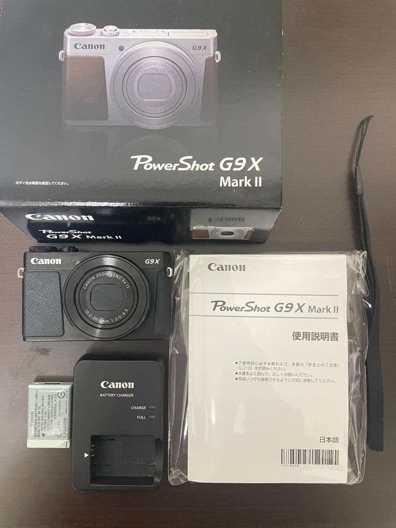 【匿名配送】Canon PowerShot G9X Mark II ブラック キヤノン（Canon） 中古 1年保証 美品 Canon PowerShot G9X Mark II