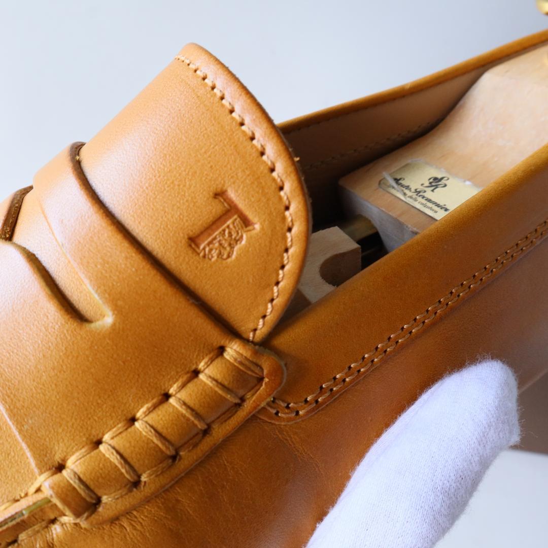 未使用トッズ　ゴンミーニ　イエローキャメル　8.5 27.5cm ドライビング