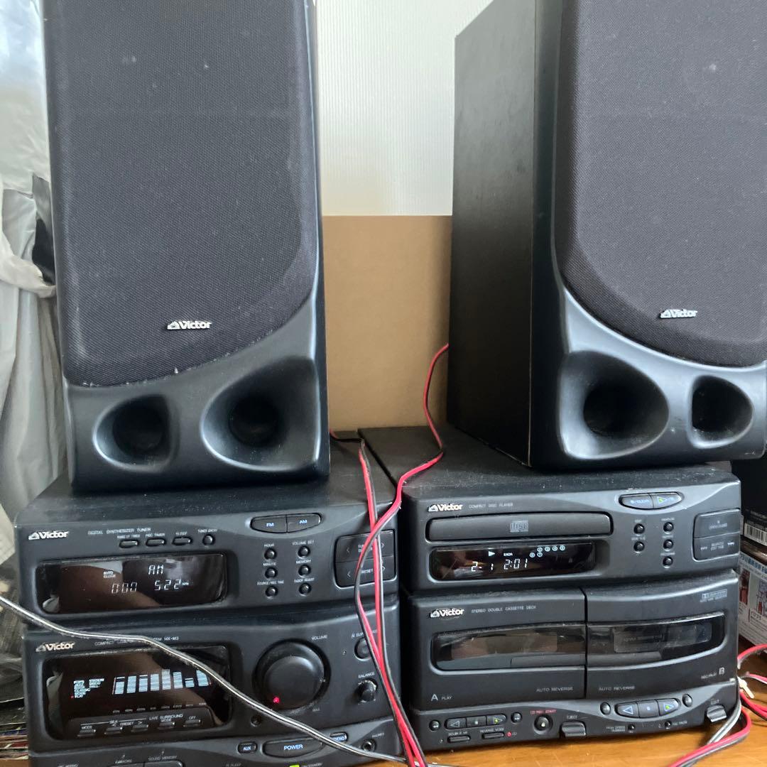 ビクターコンポ　MXM3システム Victor ビクター システムコンポ XT-MXM3/RX-MXM3/SP-MXM3 CD/カセット