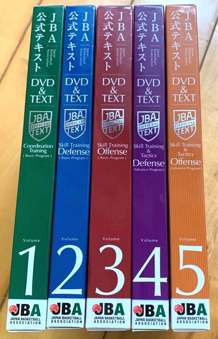 JBA公式テキスト　DVD & TEXT vol.1〜vol.5