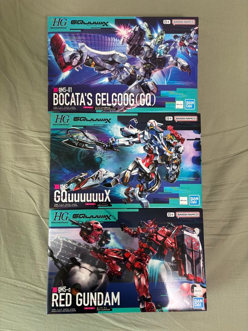 HGガンプラ ジークアクス3点セット